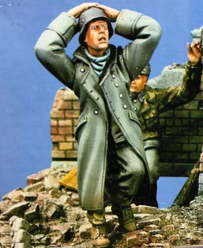 

New 1/35 Resin Figure Surrender Soldier 1pc Model Kits (no base)