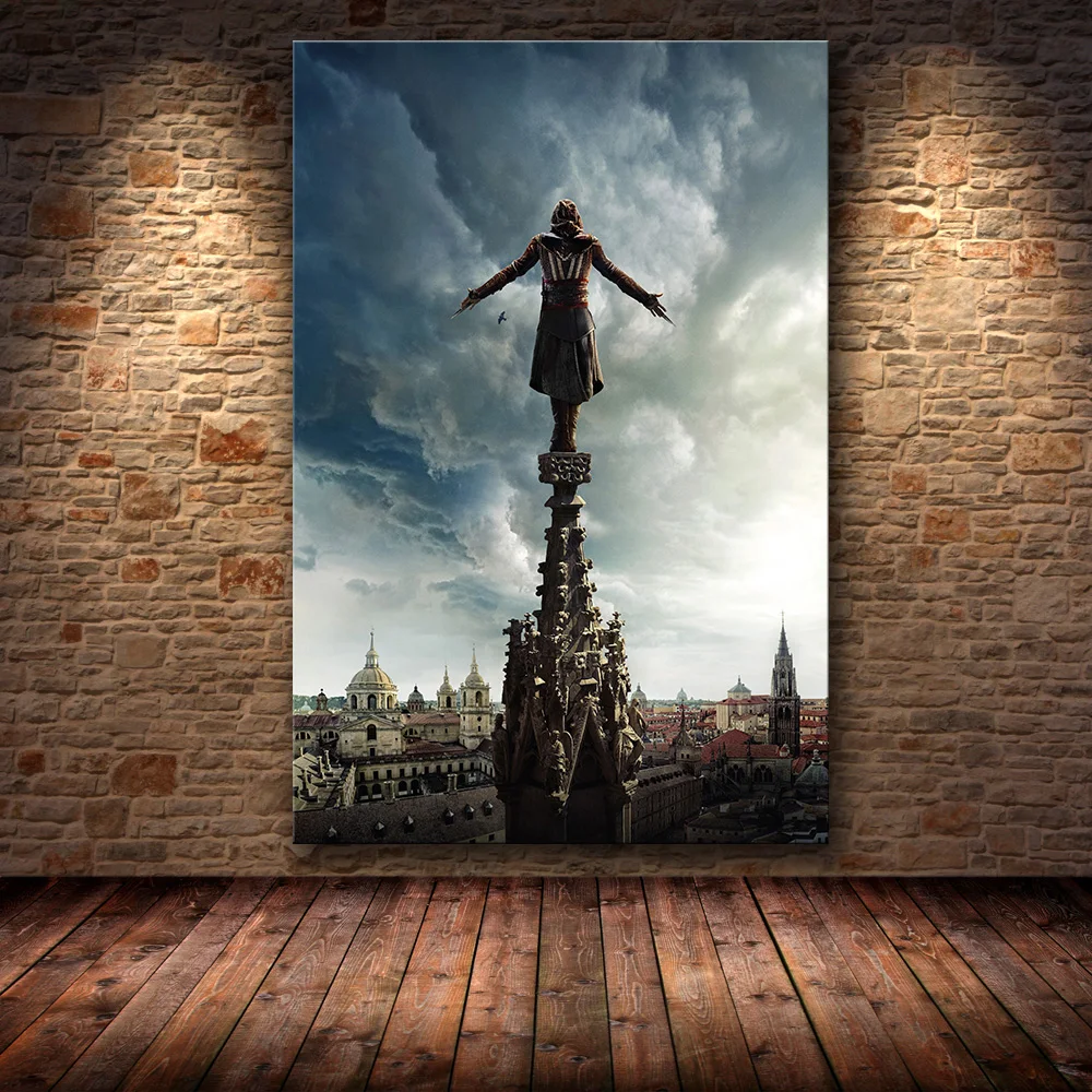 Без рамки игра Плакат Украшение живопись Assassin's Creed на HD холсте Картина на холсте художественный плакат стены искусства холст - Цвет: 13