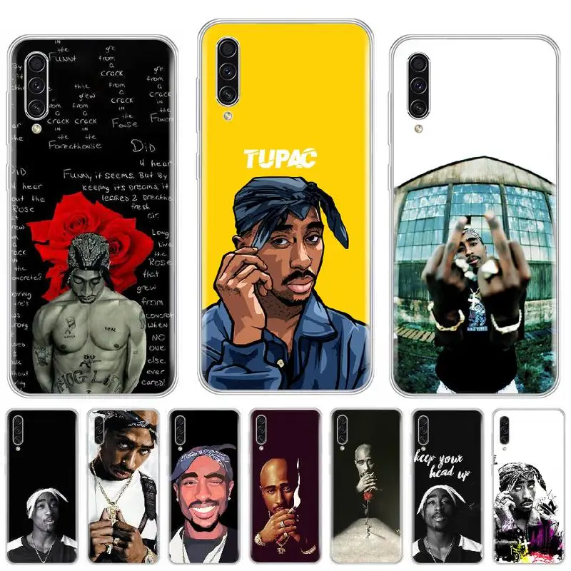 2pac Тупак Рэппер Bad guy om фото мягкий чехол для телефона samsung galaxy A3 A5 A7 A10 A20 E A30 S A40 A50 A70