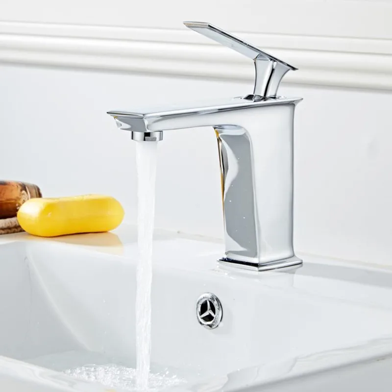 Waterfall Bathroom Sink Faucet Deck Mount Hot Cold Water Basin Mixer Taps Polished Chrome Lavatory Tap Wash | Обустройство дома