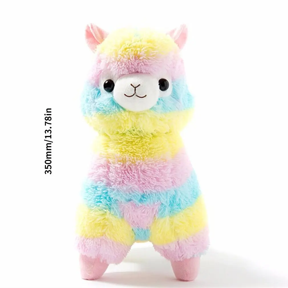 20 см/25 см/35 см Радуга Альпака плюшевые овцы игрушка японский мягкий Alpacasso мягкие животные прекрасный подарок для девочек Лидер продаж