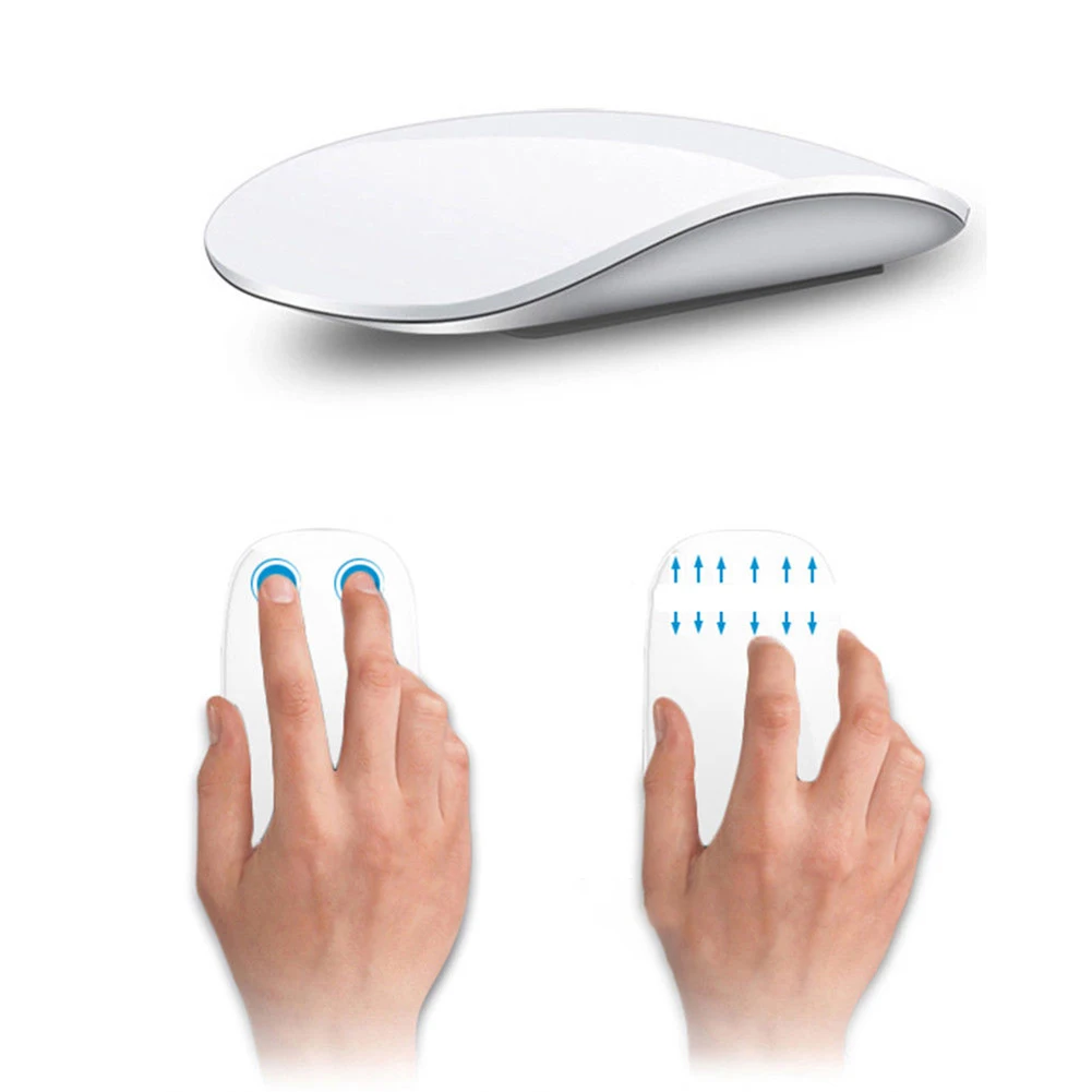 Acrylic Computer Mouse High Performance Battery Powered Office Touching 2.4G Wireless Ultra Thin Data Transmission Accessories