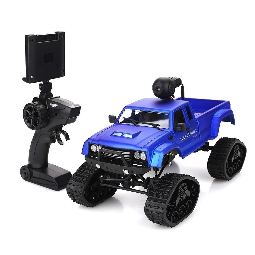4WD Электрический RC гусеничный грузовик 2,4 ГГц 1/16 Масштаб RC грузовик 480P HD камера Высокая скорость монстр грузовик дорожная Багги 20-25Mins