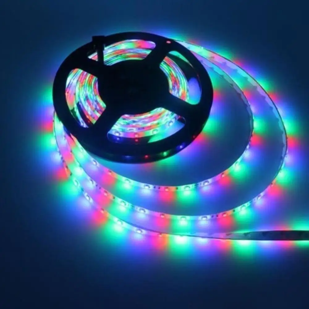 Светодиодная ленсветильник 3528 SMD RGB меняющая цвет 1/2/3/5/10/20 м с пультом на 44