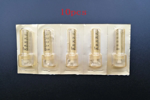 10pcs 0.5ml ampoule Регулируемый неинвазивный ингалятор гиалуроновой стифт ручка кислотные губы стабилизатор без иглы инъекции кожный наполнитель гиалуронзуур ручка - Номер модели: 10pcs 0.5ml ampoule