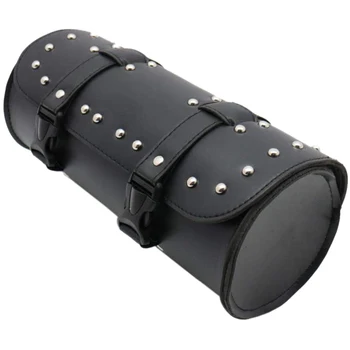 

Universal Motorcycle Bag Kit, Fork Bag Handlebar Bag Leather Front Rear Storage Tool Bag Waterproof Bag Sunsn Bag
