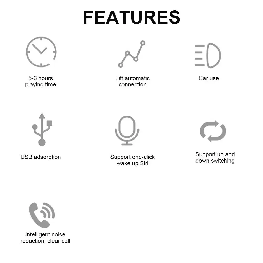 Bluetooth 5,0 наушники мини одно ухо наушники USB Магнитная Зарядка беспроводной автомобиль бизнес-usb Магнитная Зарядка