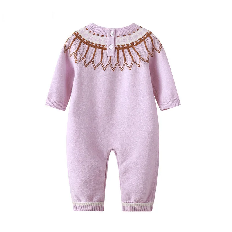 Baby Romper Knitted Long Sleeve Newborn Bebes Girl Jumpsuits Playsuits 100%Cotton Toddler Infant Overalls One Piece Kids Clothes