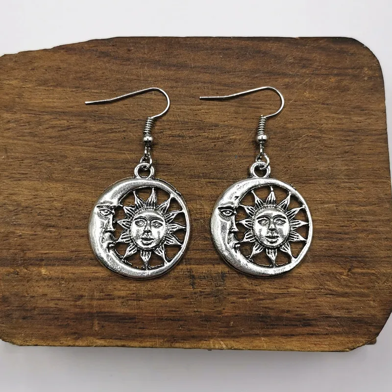 Sun and Moon Earrings,Celestial earrings for Women Nickel-free,witch Gift