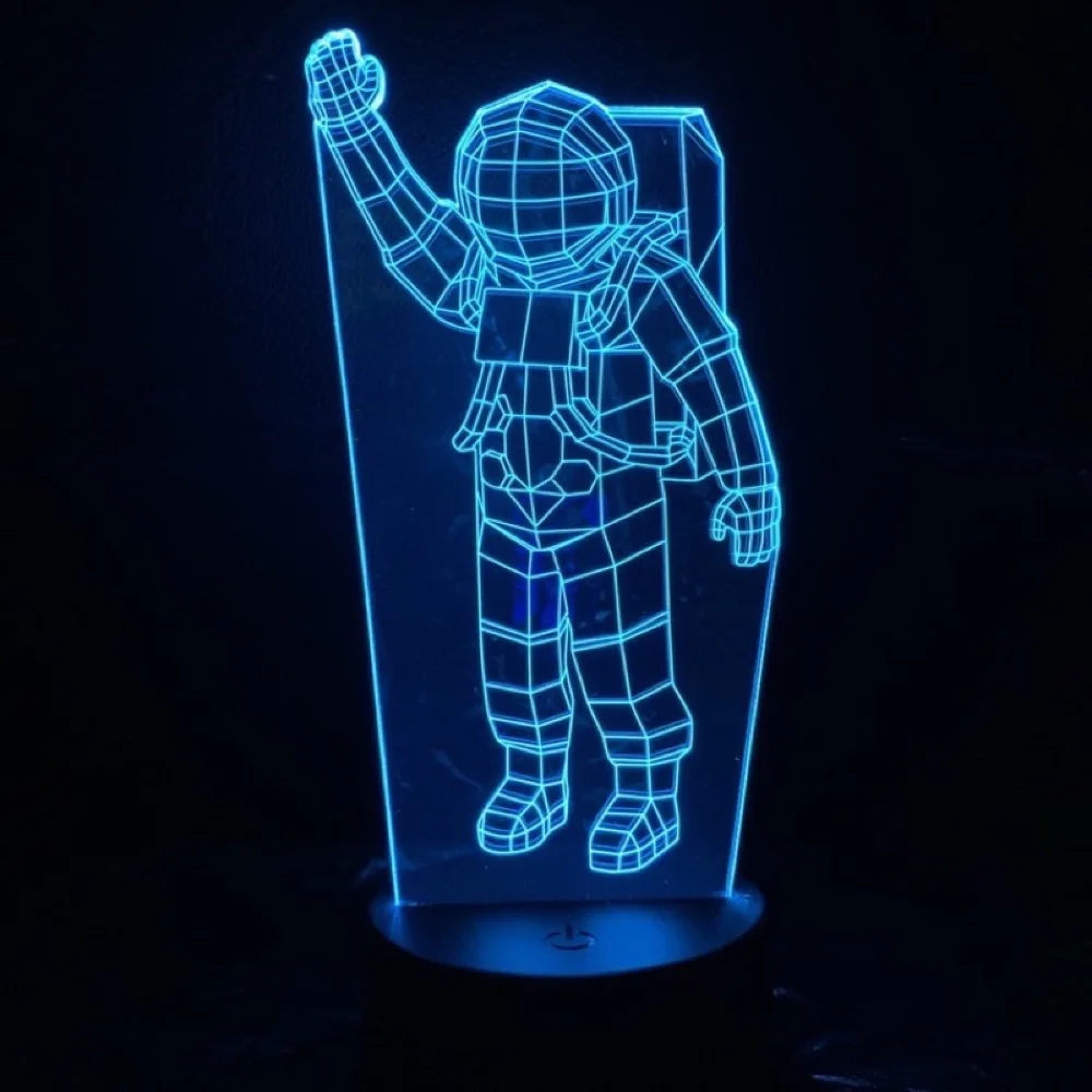 СВЕТОДИОДНЫЙ 3d ночник астронавт сенсорный Usb светильник украшение для комнаты