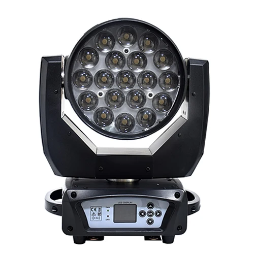 led wash 19x15w Led Beam Wash 19x15W RGBW Zoom Lighting Professional For DMX512 Stage Effect Lighting Parties DJ Disco Dance Floor In 14/25 CH - Цвет: led wash 19x15w