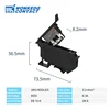 10Pcs UK-5-HESI Din Rail Terminal Blocks Black Connector Screw Fuse Terminal Connector screw terminal block ► Photo 2/6