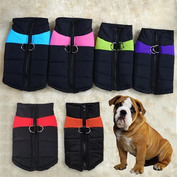 

1PC Clothes for Large Dogs Nylon Comfortable Winter Waterproof Dog Vest Jacket Soft Warm