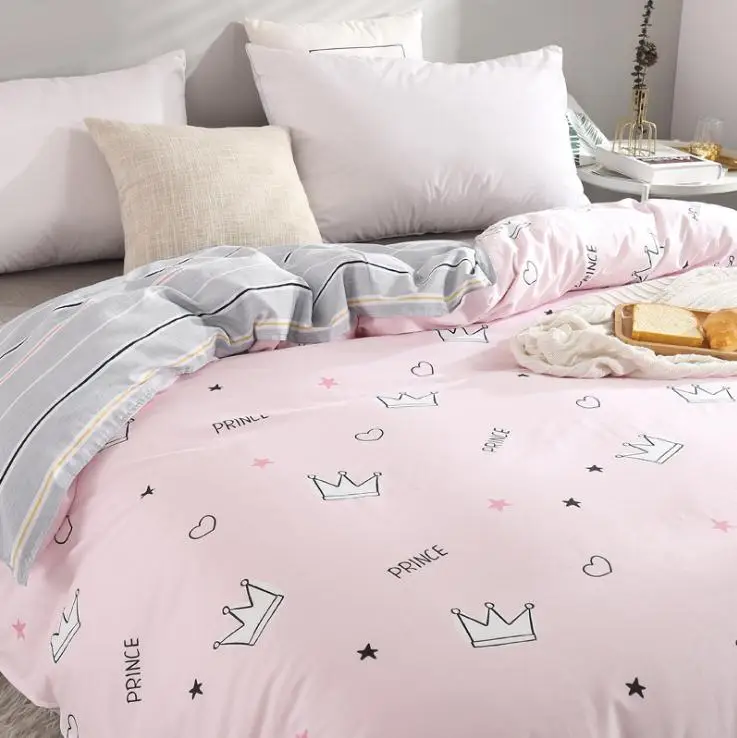 1 шт., хлопок, пододеяльник, с принтом, queen King size, пододеяльник, односпальная двуспальная кровать, для дома, постельные принадлежности, Артикул