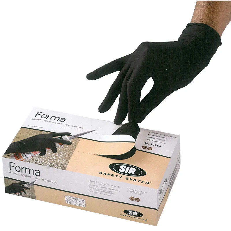 

[Thinking And Sir Safe Protection] Disposable Latex Gloves 11254 Forma Thick Type/Import Brand