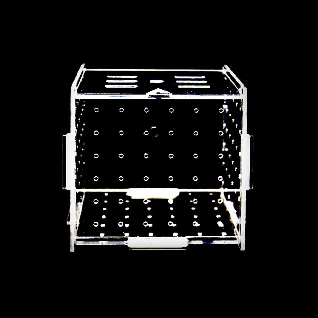 Aquarium Transparent Aquarium Fish Fry Incubator Breeding Box Production Box Single And Double Grid Isolation Network