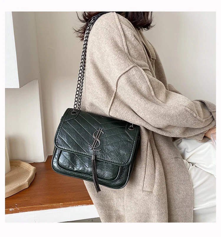 Модные женские сумки через плечо из искусственной кожи, женская сумка через плечо, роскошные дизайнерские сумки на цепочке из овчины