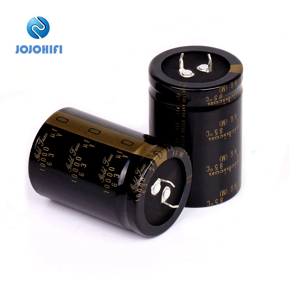 1pcs-6pcs Nichicon Type I KG Gold Tune 10000UF 63V 35x50mm Pitch 10mm Audio Electrolytic Capacitor 1pcs 6pcs 10000uf 50v 35x50mm nichicon kg type ii 50v 10000uf gold tune pitch 10mm audio electrolytic capacitor alloy feet