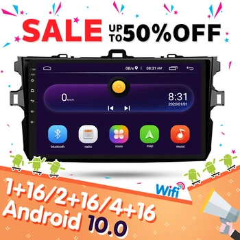 

Direct Selling Car Radio For TOYOTA Corolla 2007-2013 Multimedia Recorder Android 10.0 GPS Navigation 9" DVD Player Quad Core