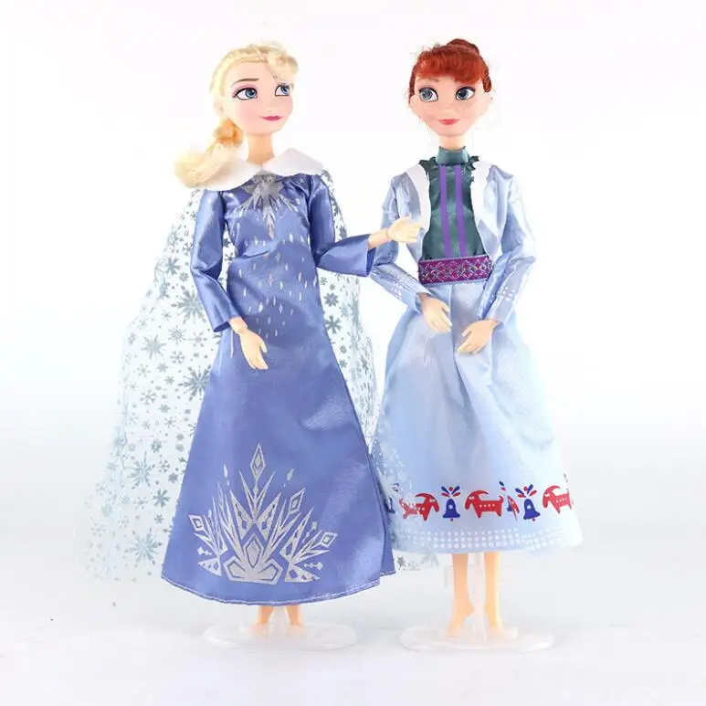 30 см Королева Принцесса Эльза Анна Кукла Олаф подвижные фигурки модель рождественские подарки на год - Цвет: No box