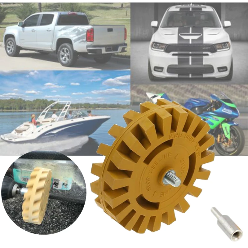 

4inch Polishing Wheel Brown RPM Multiple paint Attachment Sticker Removal