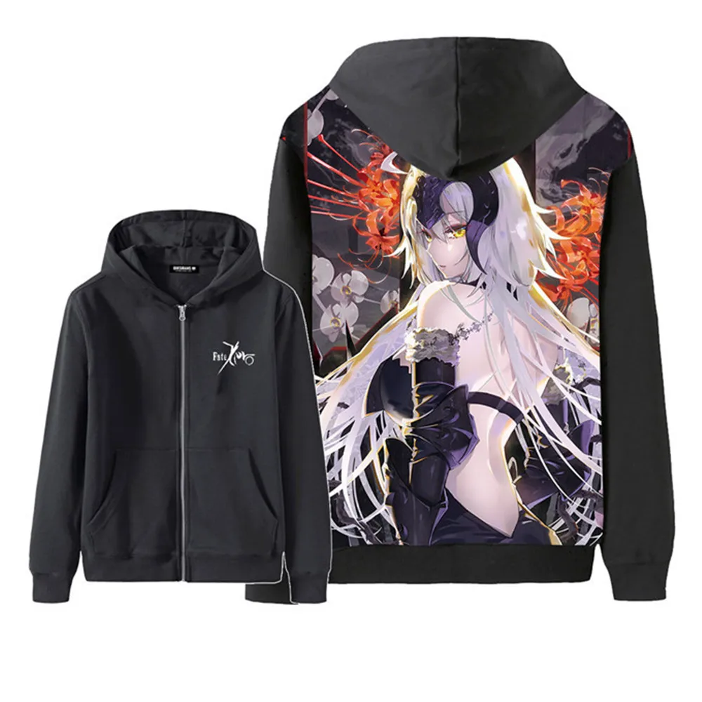 Куртка для косплея Fate/stay night Saber Altria Pendragon Okita Souji, Повседневная Толстовка с капюшоном, спортивная одежда