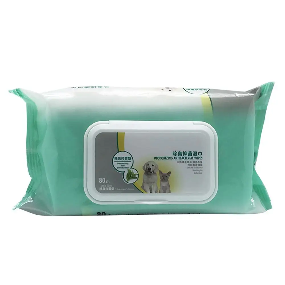 2 пачки для ухода за домашними животными протирать влажные ткани пятен для чистки бумажных полотенец для собак кошек очищающие дезодорирующие влажные салфетки