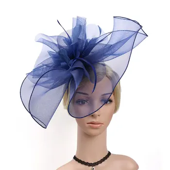 

Women Fascinator Clip Ladies Day Races Wedding Party Banquet Bridal Tiara Veil Headwear Hair Accessories