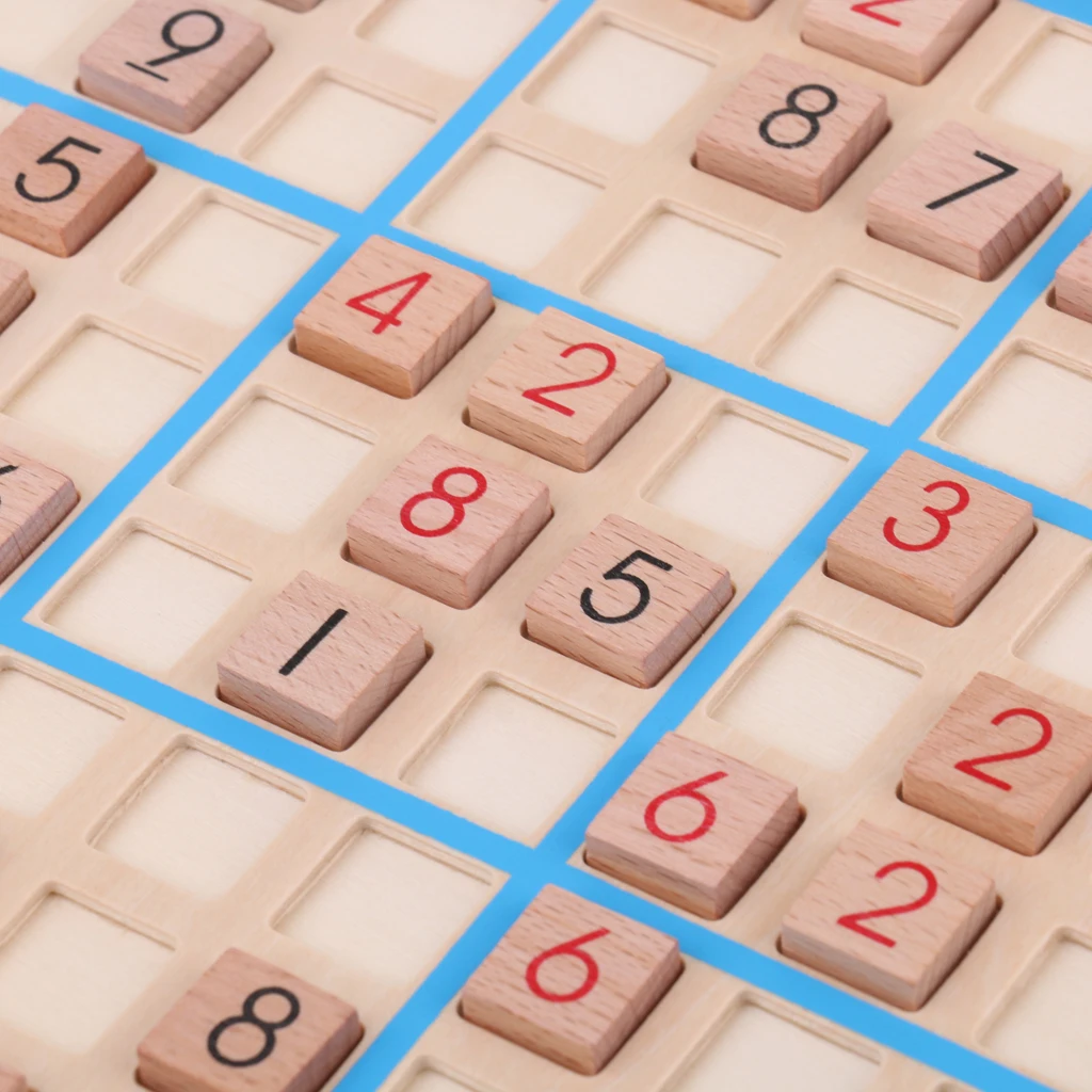 Деревянный номер игра-головоломка шахматы Sudoku математические Обучающие детские математические блоки игрушка с 100 пазлами подарок