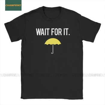 

Wait For It How I Met Your Mother Men's T Shirt Tv Show Ted Puzzles Stinson Tees Short Sleeve T-Shirts Cotton Gift Idea Tops