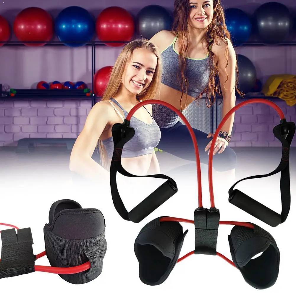 

Arm Stretch Training Leg Fitness Elastic Band With Supply Leg Equipment Shaping Exercise Handle Home Muscles Unisex Elastic O9E2