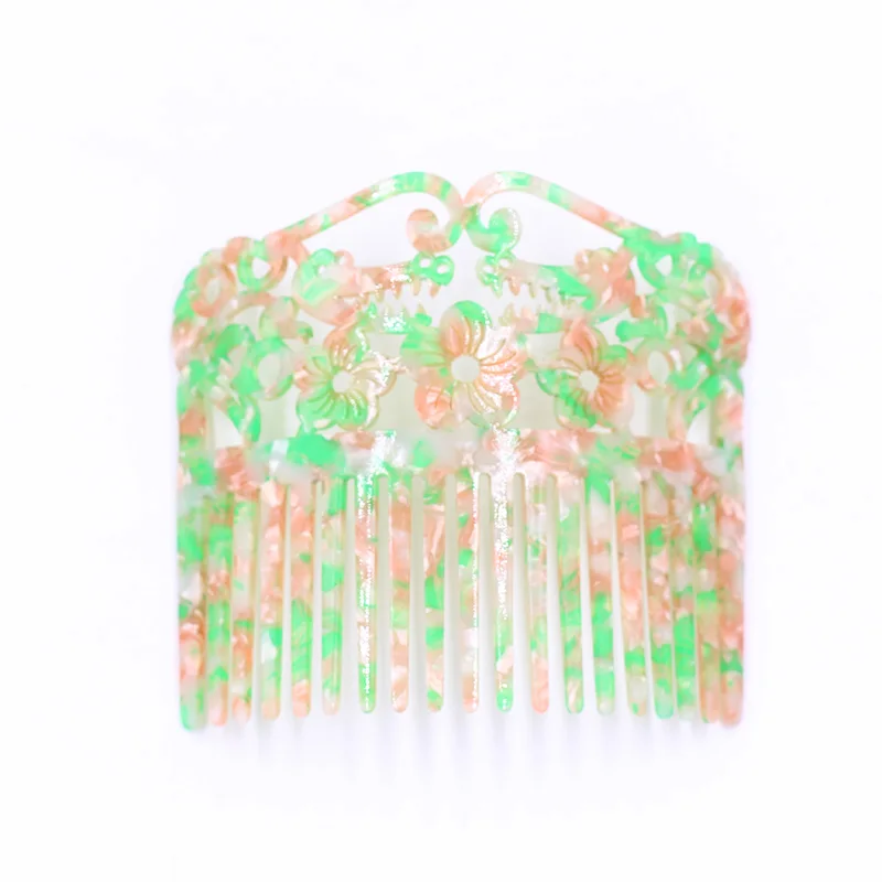 Hair comb acetic acid plate a variety of color fashionable female holiday party headdress decoration