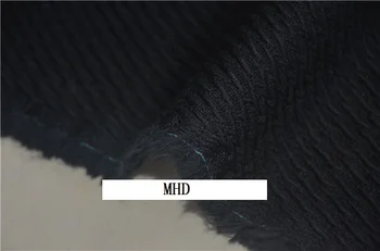 

Free ship Fine worsted 50% wool fabric true black twill 59" ideal for coats