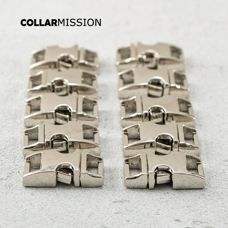 

20pcs/lot Metal side release curved buckles durable hardware for paracord security lock pet collars diy parts Zinc Alloy CK10Y02