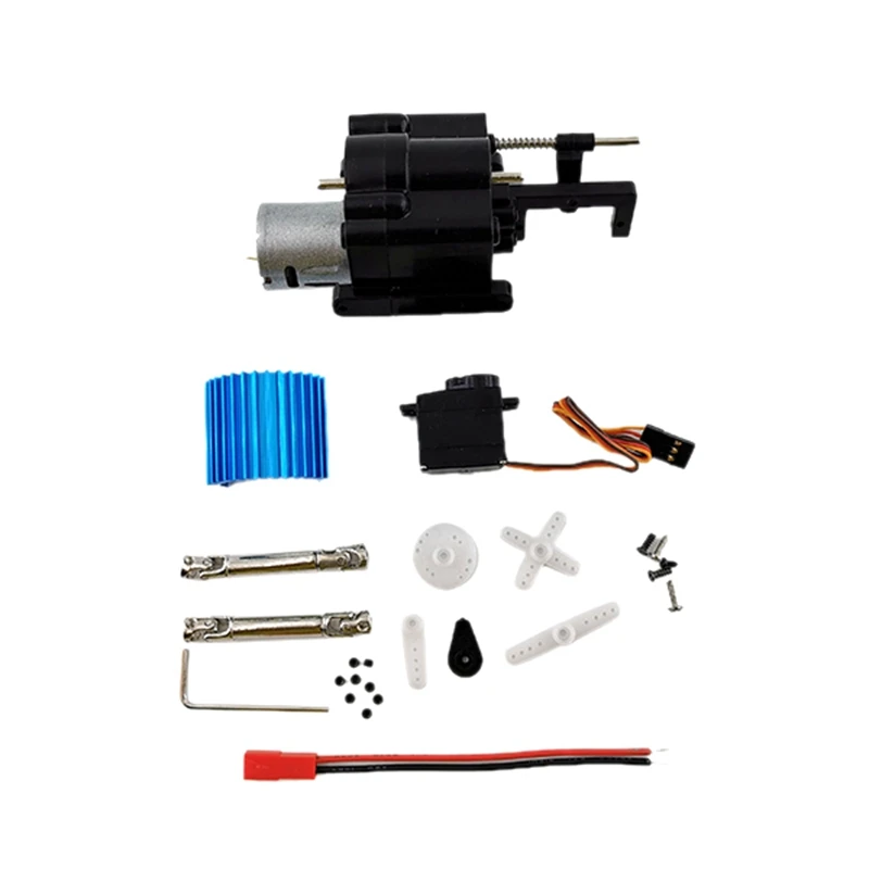 

3PCS 2 Speed Gear Box with 370 Motor Drive Shaft for WPL B1/1/14/16/24 C14 1/16 Rc