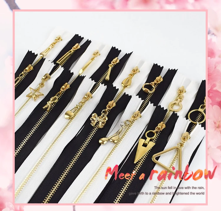 Meetee 5/10pcs 15/20/30cm 3# Metal Zipper Closed End Black