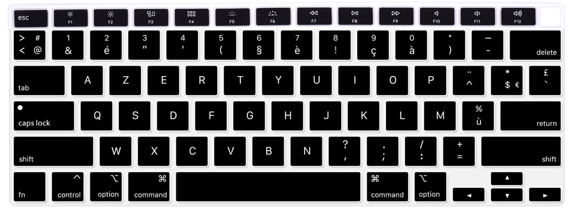 AZERTY Protection Clavier for MacBook Air 13 Pouces 2018 A1932 avec Retina  Touch ID Clavier Euro US for Macbook Air 13 - AliExpress