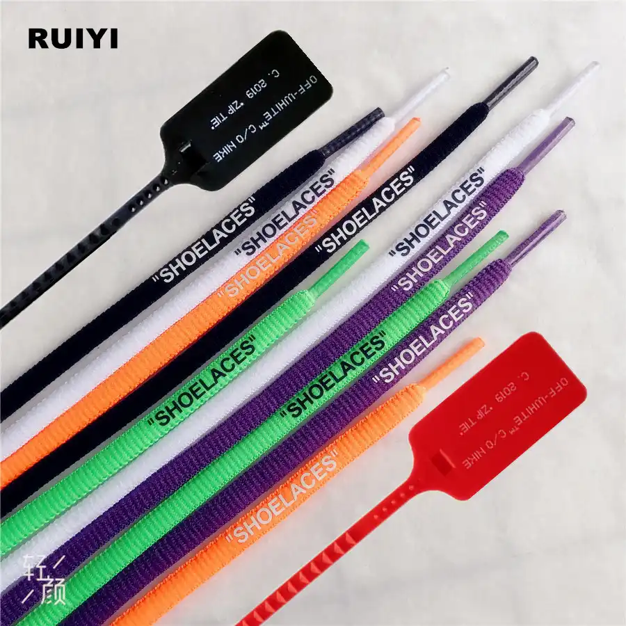 off white oval laces