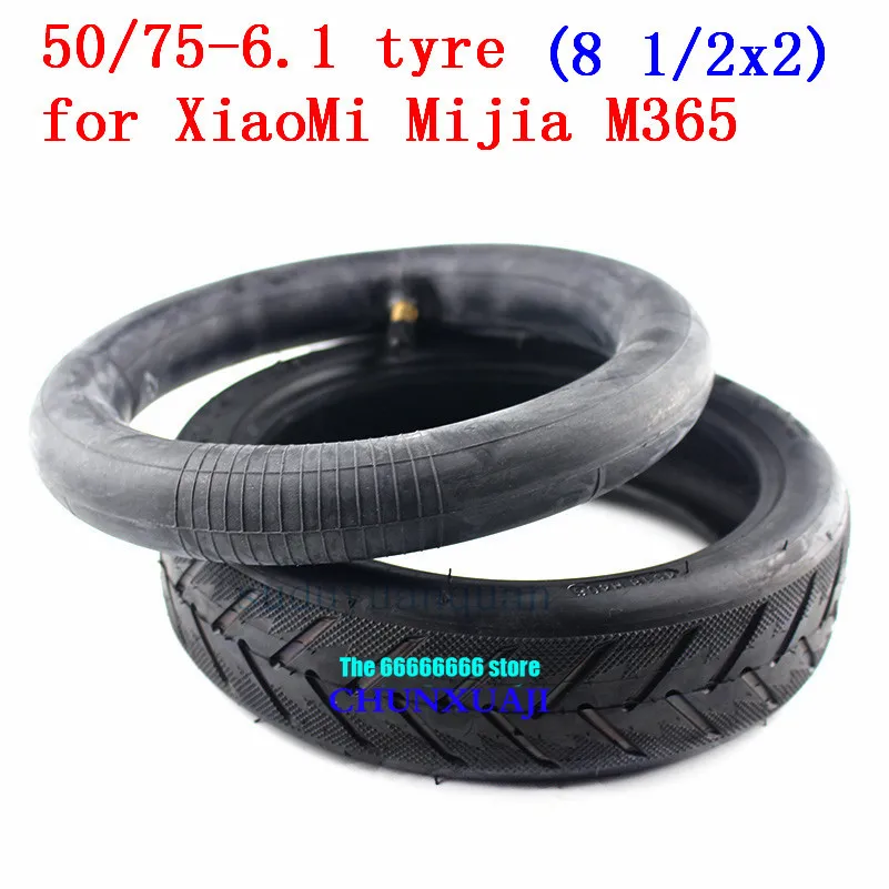 8 5 дюймовая шина 50/75 6 1 внутренняя камера шины 1/2X2 надувная для Xiaomi Mijia M365 колеса