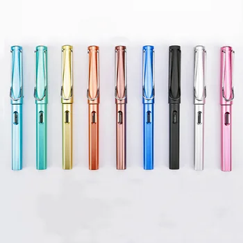 

1PC Luxury Fountain Pen 0.38mm High Quality Ink Pen Metallic Pens For Writing School Office Supplies Correction Stationery
