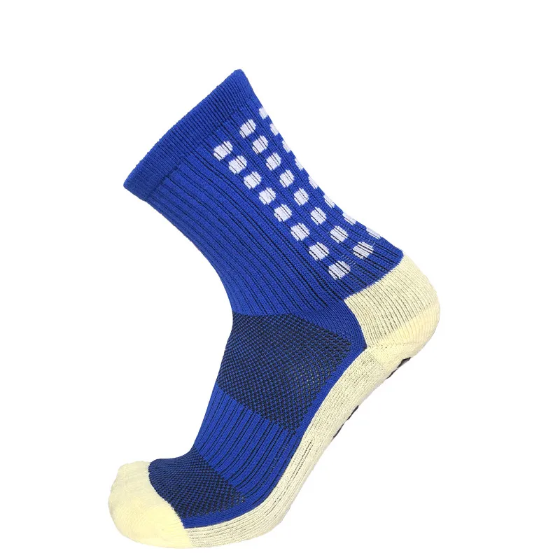 New Football Socks Anti Slip Soccer Socks Men Sports Good Quality Cotton Calcetines The Same Type As The Trusox 11 Colors