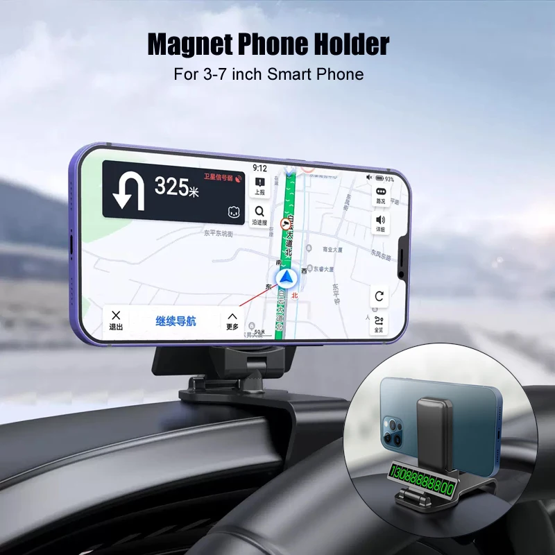 Магнитный держатель для телефона в автомобиле Hyundai I10 I20 I30 I40 Ix20 Ix35 Ix55 Tucson Santa Fe Santafe
