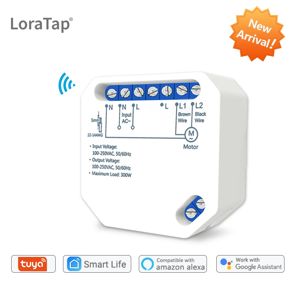 1 piece Tuya Smart Life Wi-Fi занавес слепой переключатель модуль DIY умный дом для рольставни двигателя Google Home Amazon Alexa Голосовое управление - Цвет: 1 piece
