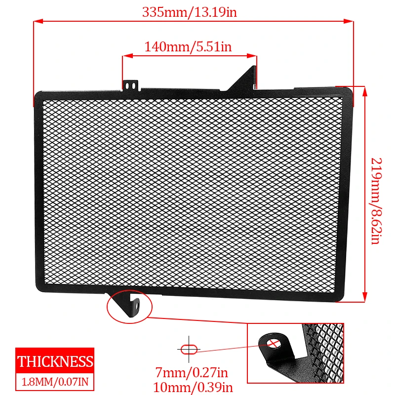 Free Shipping CB CBR 650F Aluminum Radiator Grille Grill Oil Cooler Protector Cover Guard For Honda CBR650F CB650F 2014-20188