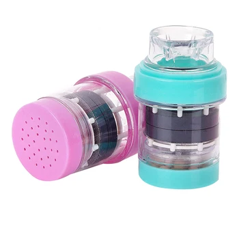 

Pack of 2 Faucet Water Filter Home Kitchen Faucet Tap Water Clean Purifier Filter Cartridge (Ran Color)