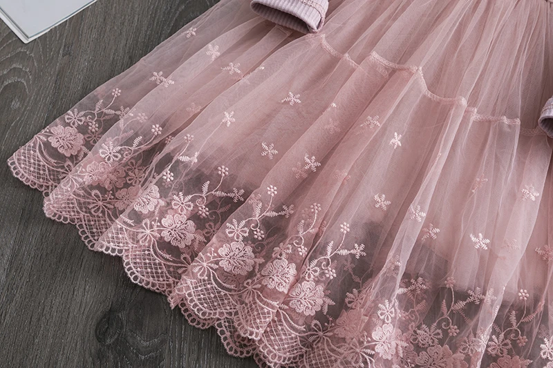 От 3 до 8 лет, кружевное многослойное платье-пачка с открытой спиной для девочек, свадебное платье с цветочным узором для девочек вечерние платья принцессы для торжеств фатиновое платье с длинными рукавами