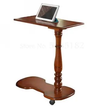 

Mobile bedside computer table 360-degree rotating bedside table Lazy notebook multi-purpose table for bedside