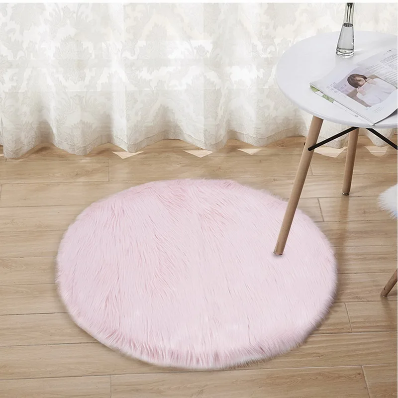 Urijk 30x30 см, ковер из искусственной овчины, чехол для стула, коврик для спальни, искусственный шерстяной теплый пушистый ковер, сиденье, текстиль, меховые коврики, 1 шт