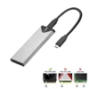 SSK HE-C325 Aluminium M.2 NVMe SSD Enclosure Adapter USB3.1 Type-C Hard Disk Case External Enclosure NGFF NVMe S2242/2260/2280 ► Photo 2/6