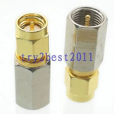 

DHL/EMS 50 Sets 1pce Adapter connector FME plug pin to SMA plug pin RF COAXIAL straight -C1